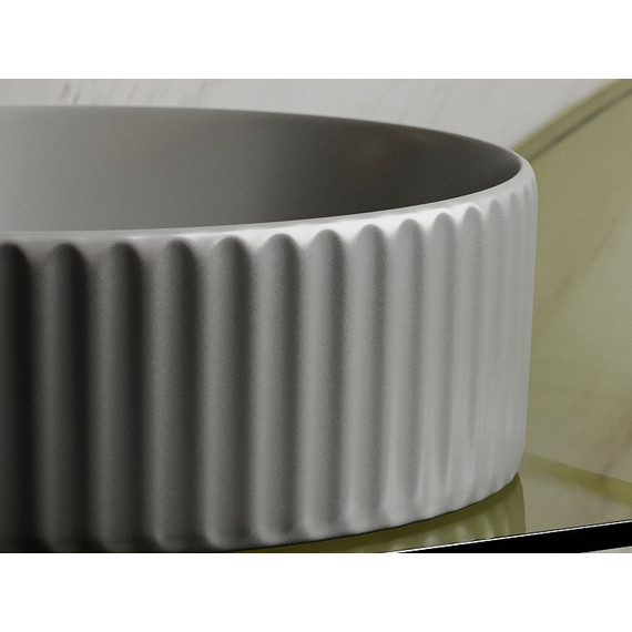 Раковина-чаша Ceramicanova Element 36 см CN6057MH, антрацит матовый фото 5