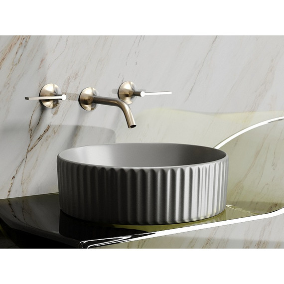 Раковина-чаша Ceramicanova Element 36 см CN6057MH, антрацит матовый фото 6