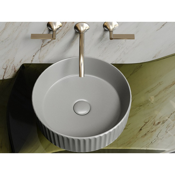 Раковина-чаша Ceramicanova Element 36 см CN6057MH, антрацит матовый фото 