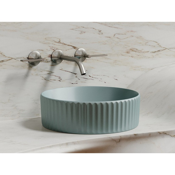 Раковина-чаша Ceramicanova Element 36 см CN6057MLG, зелёный матовый фото 4