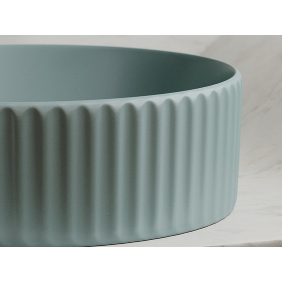 Раковина-чаша Ceramicanova Element 36 см CN6057MLG, зелёный матовый фото 5