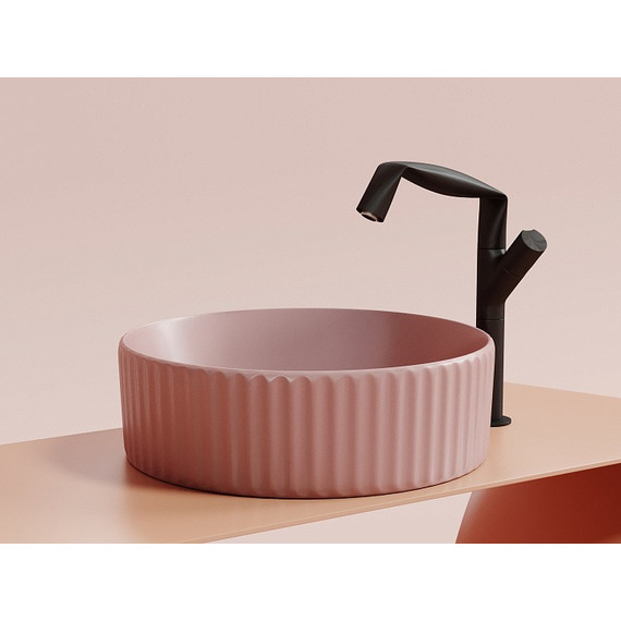 Раковина-чаша Ceramicanova Element 36 см CN6057MP, розовый матовый фото 4
