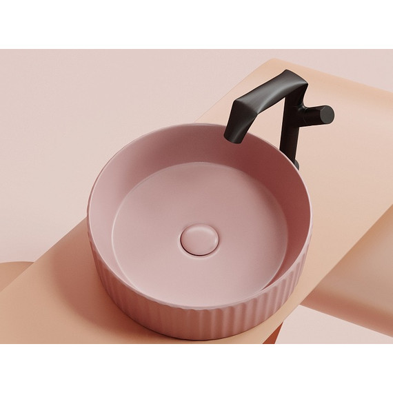 Раковина-чаша Ceramicanova Element 36 см CN6057MP, розовый матовый фото 3