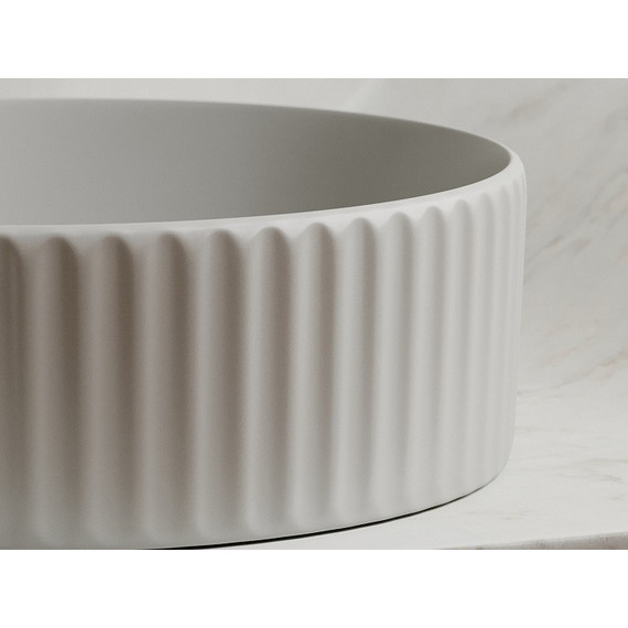 Раковина-чаша Ceramicanova Element 36 см CN6057MSG, серый матовый фото 3