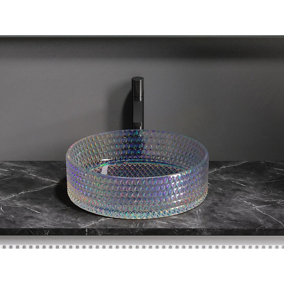 Раковина-чаша Ceramicanova Cristal 36 см CN6059, неон фото 9