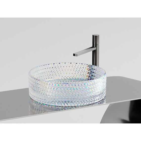 Раковина-чаша Ceramicanova Cristal 36 см CN6059, неон фото 3