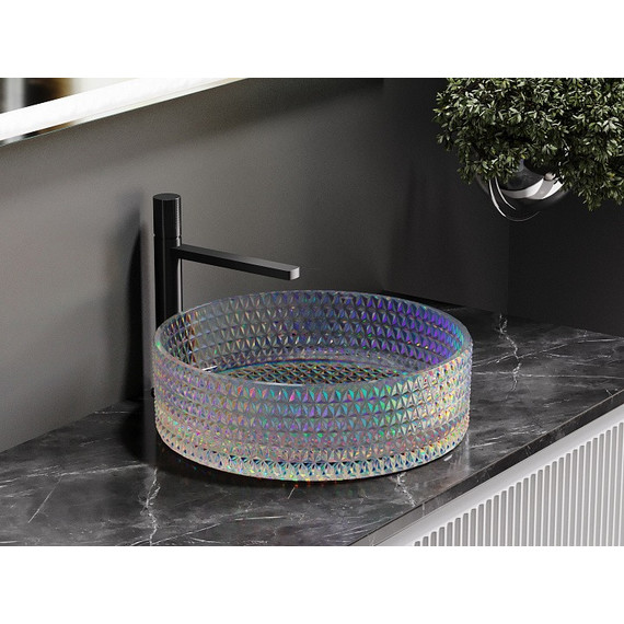 Раковина-чаша Ceramicanova Cristal 36 см CN6059, неон фото 5