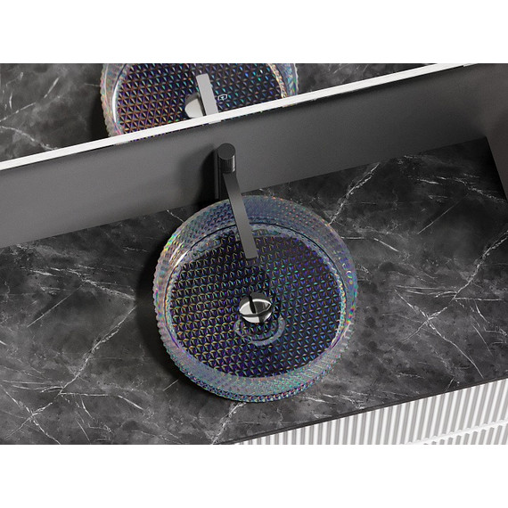 Раковина-чаша Ceramicanova Cristal 36 см CN6059, неон фото 7