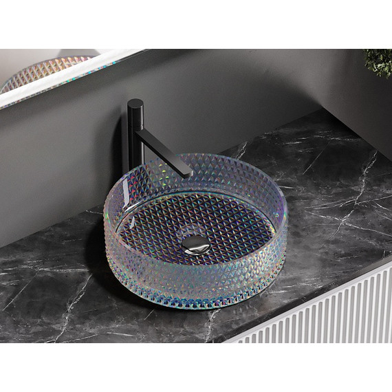 Раковина-чаша Ceramicanova Cristal 36 см CN6059, неон фото 8