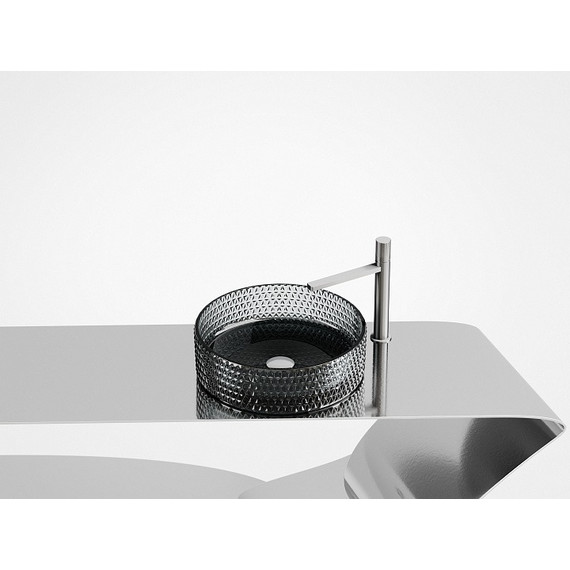 Раковина-чаша Ceramicanova Cristal 36 см CN6060, чёрный фото 5