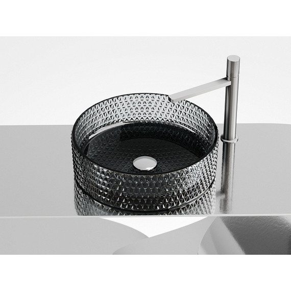 Раковина-чаша Ceramicanova Cristal 36 см CN6060, чёрный фото 7