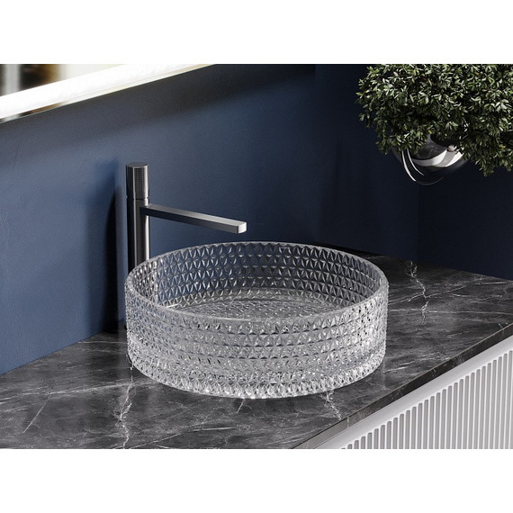 Раковина-чаша Ceramicanova Cristal 36 см CN6062, прозрачный фото 9