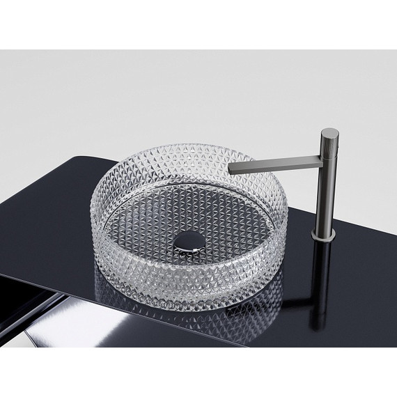 Раковина-чаша Ceramicanova Cristal 36 см CN6062, прозрачный фото 13