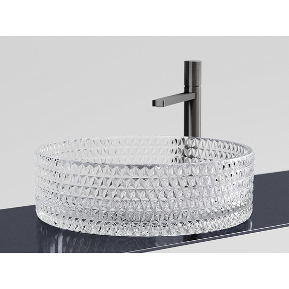 Раковина-чаша Ceramicanova Cristal 36 см CN6062, прозрачный фото 2