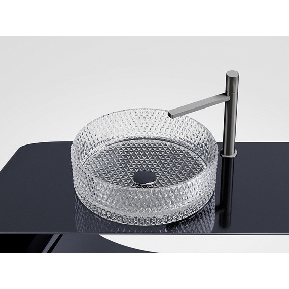 Раковина-чаша Ceramicanova Cristal 36 см CN6062, прозрачный фото 3