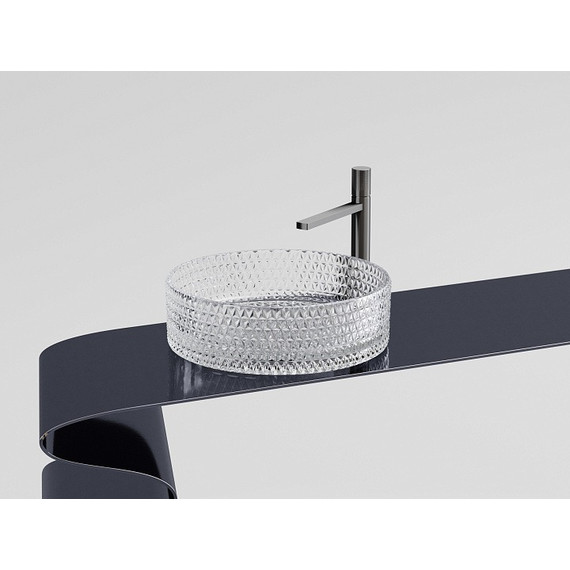 Раковина-чаша Ceramicanova Cristal 36 см CN6062, прозрачный фото 4