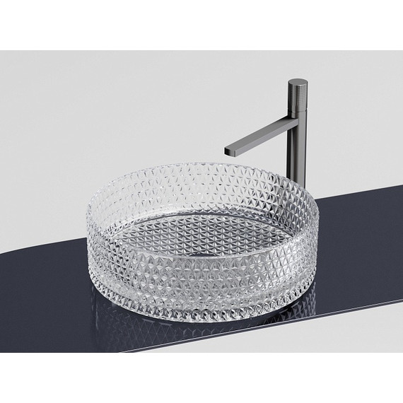 Раковина-чаша Ceramicanova Cristal 36 см CN6062, прозрачный фото 7