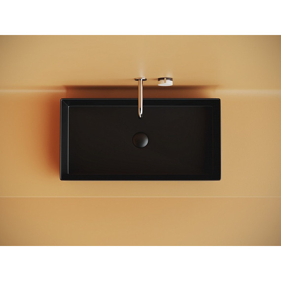 Раковина-чаша Ceramicanova Element 70 см CN6071MB, чёрный матовый фото 4