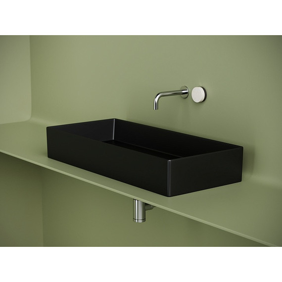 Раковина-чаша Ceramicanova Element 80 см CN6072MB, чёрный матовый фото 3