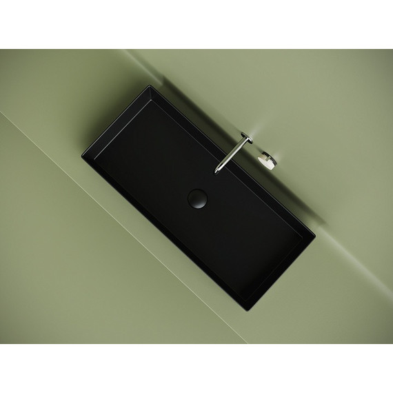 Раковина-чаша Ceramicanova Element 80 см CN6072MB, чёрный матовый фото 4