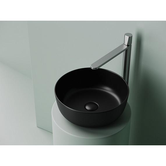 Раковина-чаша Ceramicanova Element 35 см CN6073MB, чёрный матовый фото 3