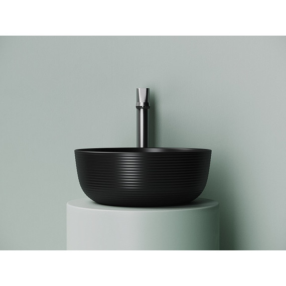 Раковина-чаша Ceramicanova Element 35 см CN6073MB, чёрный матовый фото 4