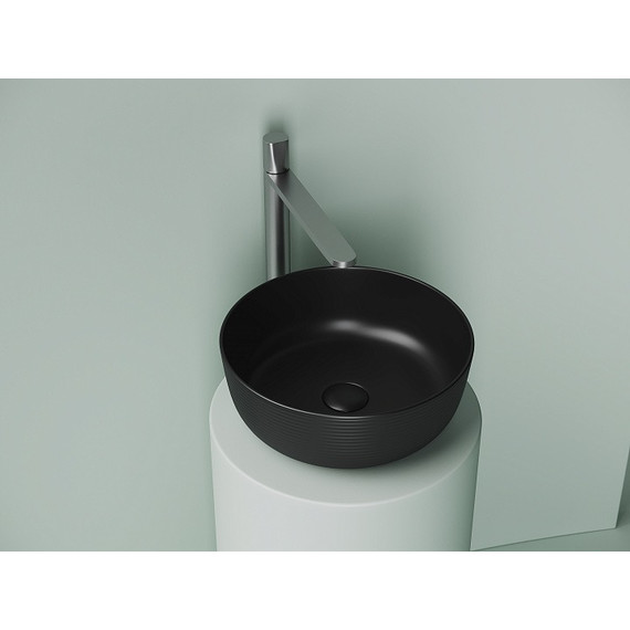 Раковина-чаша Ceramicanova Element 35 см CN6073MB, чёрный матовый фото 5