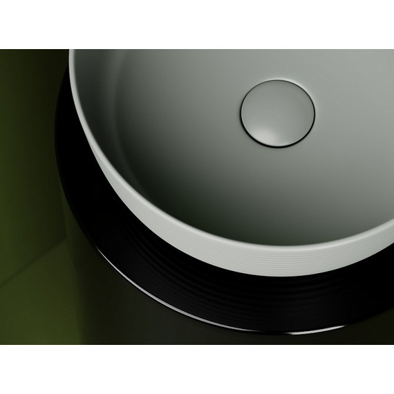 Раковина-чаша Ceramicanova Element 35 см CN6073MH, антрацит матовый фото 2