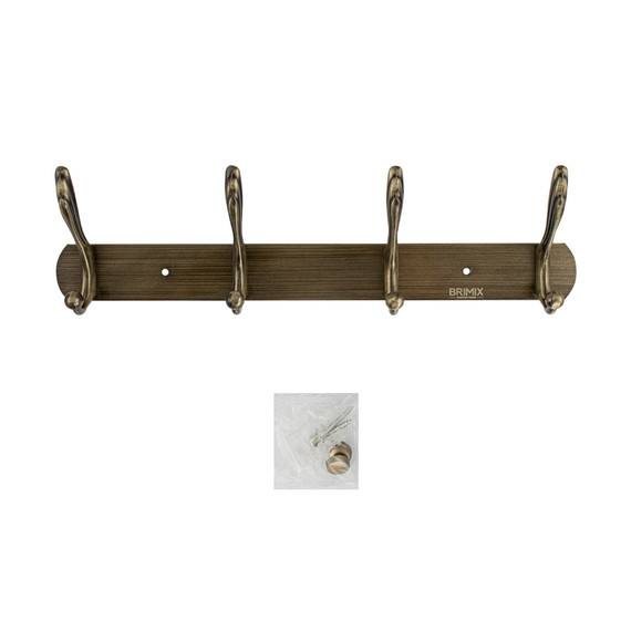 Набор крючков Brimix 564-B, цвет бронза фото 3