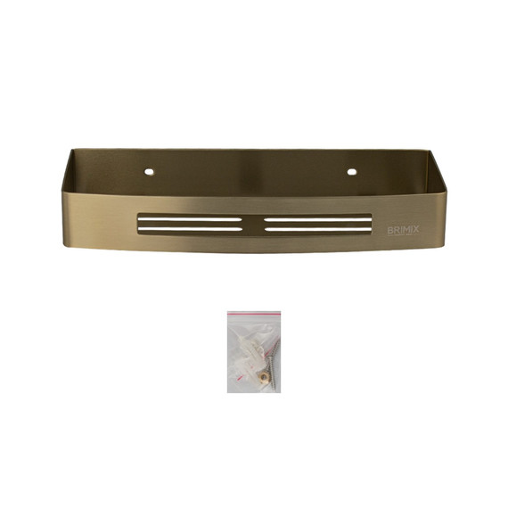 Полка Brimix 5655-MG, цвет матовое золото фото 3