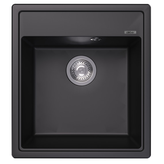 Кухонная мойка Abber Quarz AQ2901B, чёрный фото 