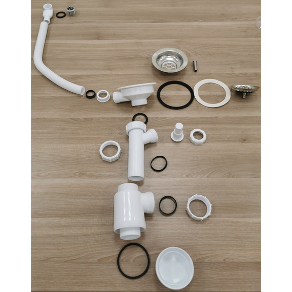 Кухонная мойка Abber Quarz AQ2904B, чёрный фото 6