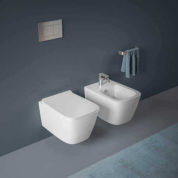 Унитаз подвесной безободковый ArtCeram A16 ASV006 01 00 (Система смыва торнадо) - 2 Унитаз подвесной безободковый ArtCeram A16 ASV006 01 00 (Система смыва торнадо) фото 2