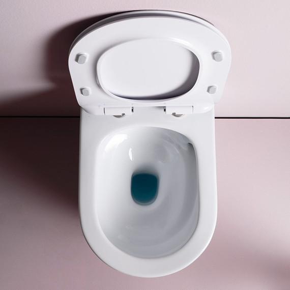 Унитаз подвесной безободковый ArtCeram File 2.0 FLV006 17 00, чёрный матовый (Система смыва торнадо) фото 3