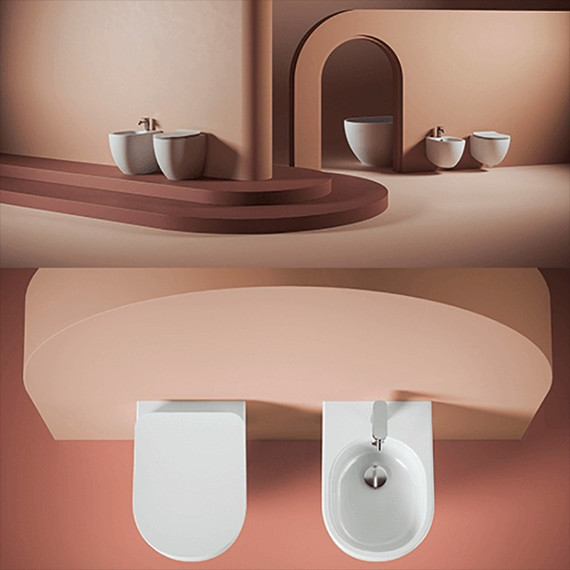 Биде подвесное ArtCeram File 2.0 FLB003 05 00 фото 3