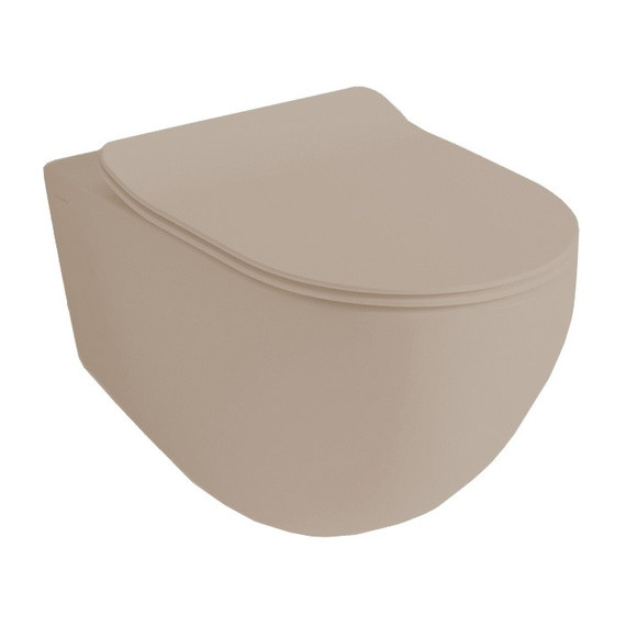 Унитаз подвесной безободковый ArtCeram File 2.0 FLV006 41 00, matera (Система смыва торнадо) - 2 Унитаз подвесной безободковый ArtCeram File 2.0 FLV006 41 00, matera (Система смыва торнадо) фото 2