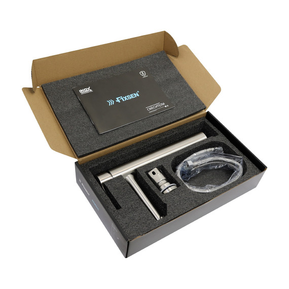 Смеситель для раковины высокий Fixsen NORDIC FX-8809N, сатин фото 5