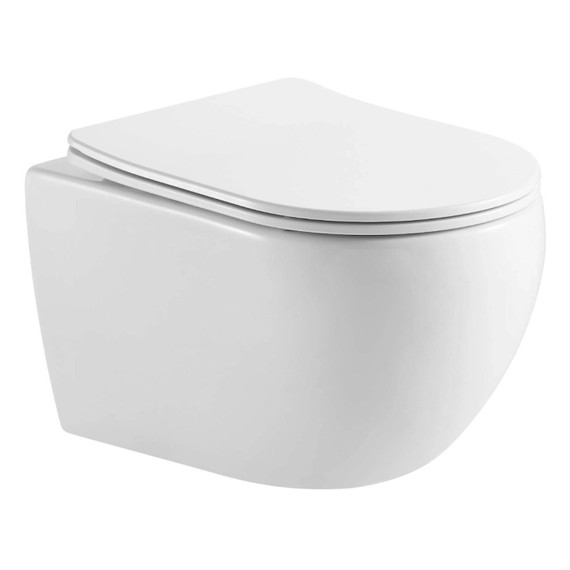 Унитаз подвесной безободковый Aquatek Европа AQ1190T-00 с тонкой крышкой микролифт (система смыва Торнадо) - 4 Унитаз подвесной безободковый Aquatek Европа AQ1190T-00 с тонкой крышкой микролифт (система смыва Торнадо) фото 4