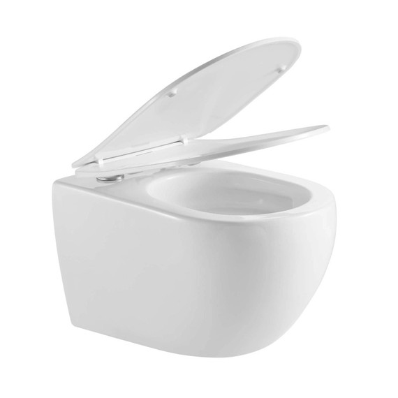 Унитаз подвесной безободковый Aquatek Европа AQ1190T-00 с тонкой крышкой микролифт (система смыва Торнадо) - 2 Унитаз подвесной безободковый Aquatek Европа AQ1190T-00 с тонкой крышкой микролифт (система смыва Торнадо) фото 2