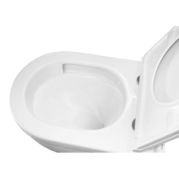 Унитаз подвесной безободковый Azario Fora AZ-0017-UQ3 с крышкой микролифт (Система смыва торнадо) - 6 Унитаз подвесной безободковый Azario Fora AZ-0017-UQ3 с крышкой микролифт (Система смыва торнадо) фото 6