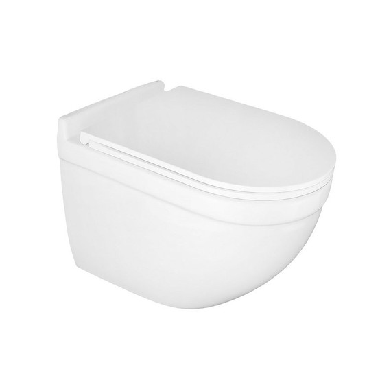 Унитаз подвесной безободковый Azario Fora AZ-0017-UQ3 с крышкой микролифт (Система смыва торнадо) - 10 Унитаз подвесной безободковый Azario Fora AZ-0017-UQ3 с крышкой микролифт (Система смыва торнадо) фото 10