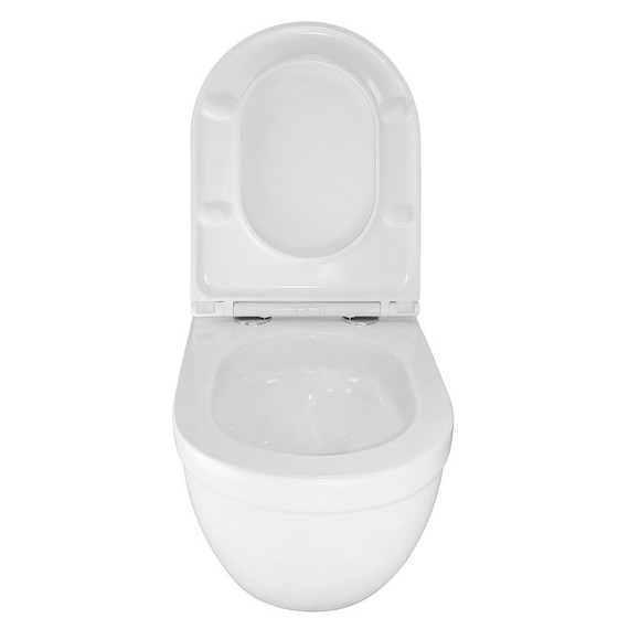 Унитаз подвесной безободковый Azario Fora AZ-0017-UQ3 с крышкой микролифт (Система смыва торнадо) - 13 Унитаз подвесной безободковый Azario Fora AZ-0017-UQ3 с крышкой микролифт (Система смыва торнадо) фото 13