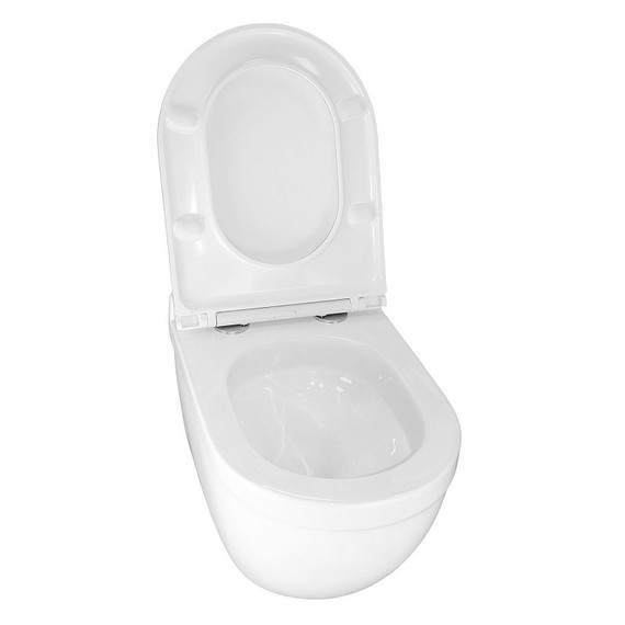 Унитаз подвесной безободковый Azario Fora AZ-0017-UQ3 с крышкой микролифт (Система смыва торнадо) - 14 Унитаз подвесной безободковый Azario Fora AZ-0017-UQ3 с крышкой микролифт (Система смыва торнадо) фото 14