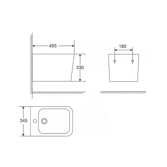 Биде подвесное Azario Teramo AZ-0052F фото 9