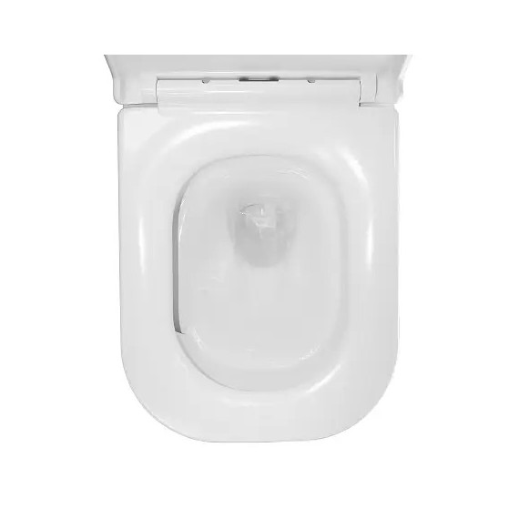 Унитаз подвесной безободковый Azario ESCONDA AZ-2805E с крышкой микролифт (Система смыва торнадо) - 9 Унитаз подвесной безободковый Azario ESCONDA AZ-2805E с крышкой микролифт (Система смыва торнадо) фото 9