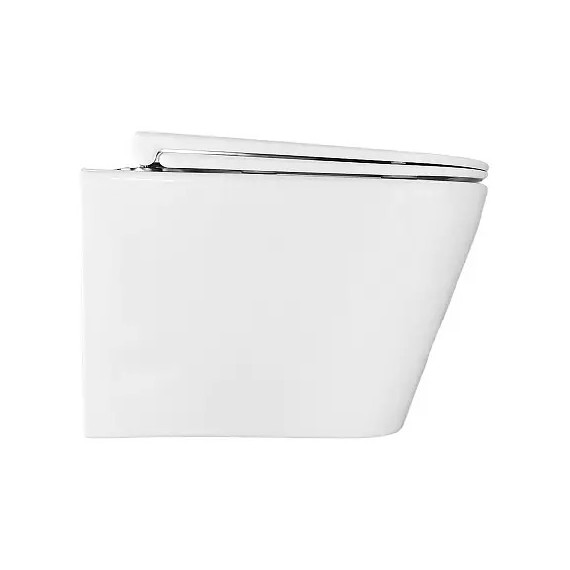 Унитаз подвесной безободковый Azario ESCONDA AZ-2805E с крышкой микролифт (Система смыва торнадо) - 13 Унитаз подвесной безободковый Azario ESCONDA AZ-2805E с крышкой микролифт (Система смыва торнадо) фото 13