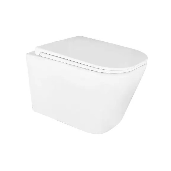 Унитаз подвесной безободковый Azario ESCONDA AZ-2805E с крышкой микролифт (Система смыва торнадо) - 14 Унитаз подвесной безободковый Azario ESCONDA AZ-2805E с крышкой микролифт (Система смыва торнадо) фото 14