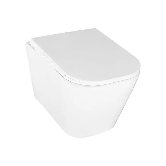 Унитаз подвесной безободковый Azario ESCONDA AZ-2805E с крышкой микролифт (Система смыва торнадо) - 3 Унитаз подвесной безободковый Azario ESCONDA AZ-2805E с крышкой микролифт (Система смыва торнадо) фото 3