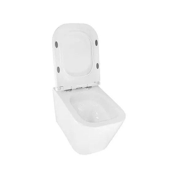 Унитаз подвесной безободковый Azario ESCONDA AZ-2805E с крышкой микролифт (Система смыва торнадо) - 5 Унитаз подвесной безободковый Azario ESCONDA AZ-2805E с крышкой микролифт (Система смыва торнадо) фото 5