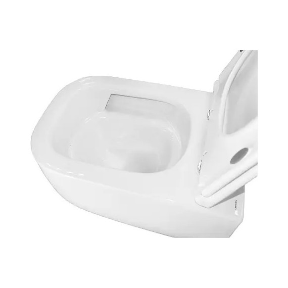 Унитаз подвесной безободковый Azario RIANO AZ-2808E с крышкой микролифт (Система смыва торнадо) - 7 Унитаз подвесной безободковый Azario RIANO AZ-2808E с крышкой микролифт (Система смыва торнадо) фото 7